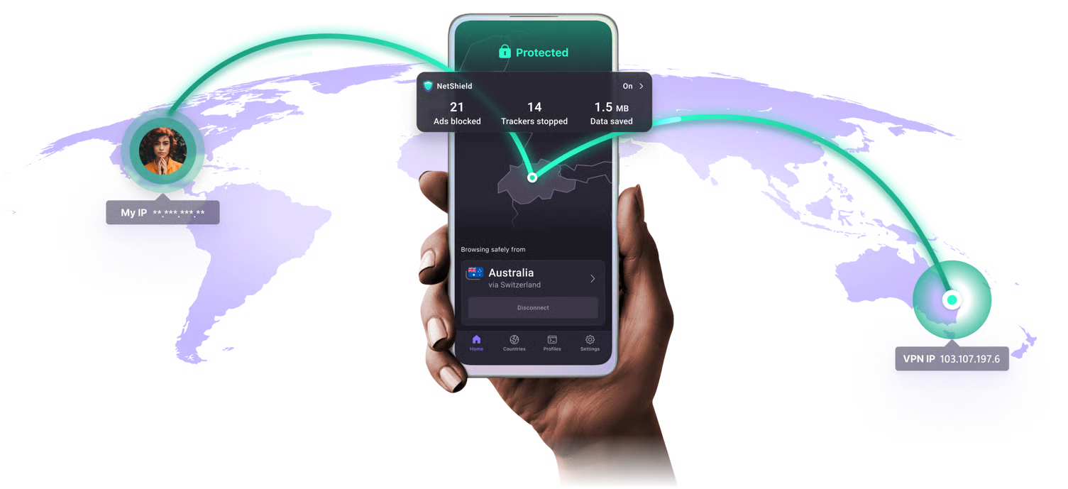 Vpn hero section logo